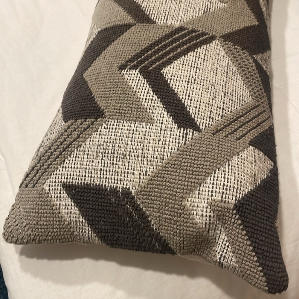 West Elm Long Accent Pillow Cover and Insert.